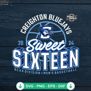 2024 Creighton Bluejays SVG file - NCAA Division I cut file for Cricut