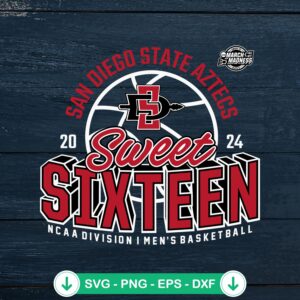 2024 San Diego State Aztecs SVG file for Cricut cutting machine