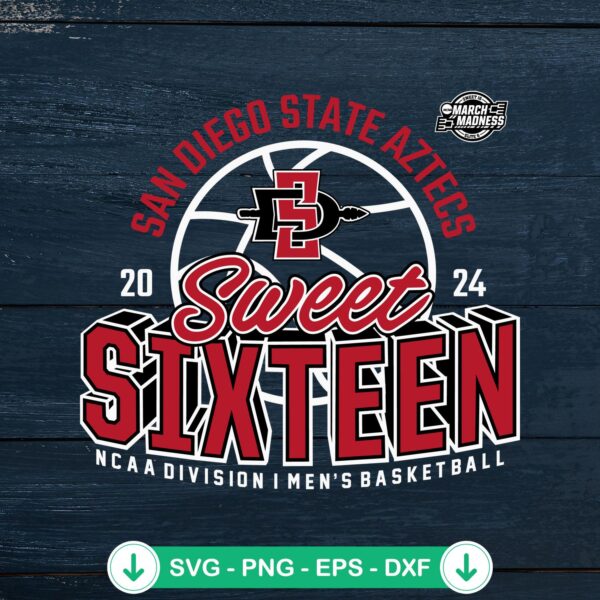 2024 San Diego State Aztecs SVG file for Cricut cutting machine