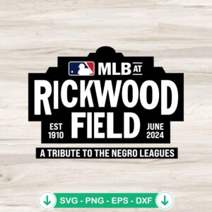 MLB At Rickwood Field 2024 SVG file for Cricut cutting machine