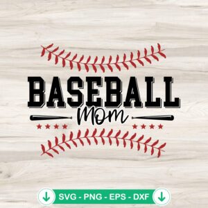 Baseball Mom Retro Vintage SVG file for cricut svg cutting