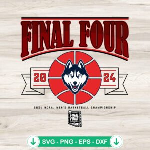 Uconn Huskies SVG file for Final Four 2024, cricut svg, cutting file
