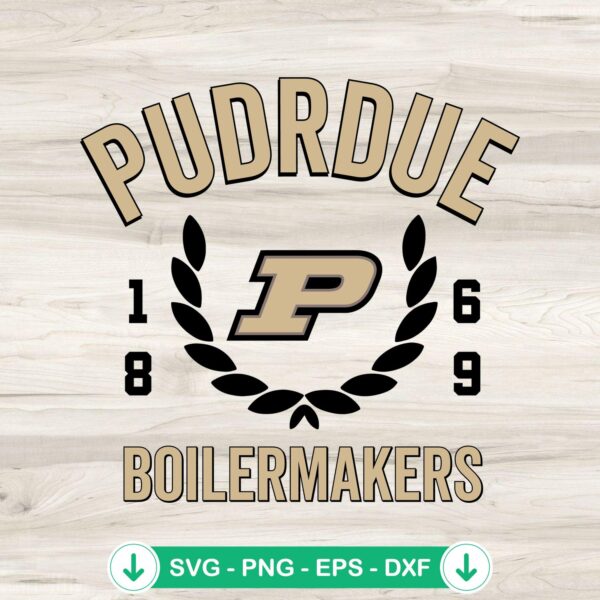 Purdue Boilermakers 1869 SVG file for Cricut cutting file