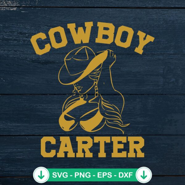 Retro Beyonce Cowboy Carter SVG file for cutting machine