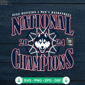 UConn Huskies 2024 NCAA Division I Men's Basketball svg file