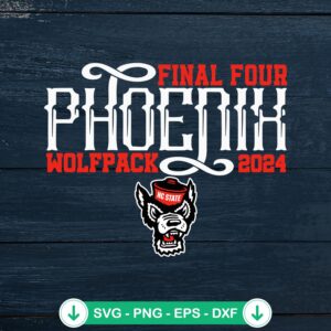 Final Four Phoenix Wolfpack 2024 SVG file for cricut