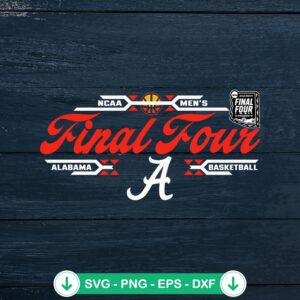 Alabama Final Four 2024 SVG file for March Madness basketball