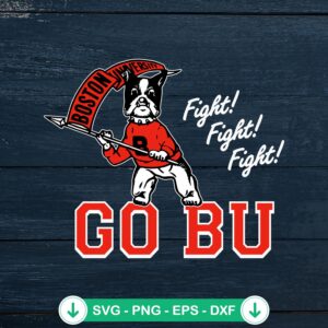 Boston University Terriers SVG file for Cricut cutting file