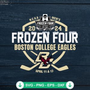 Boston College Eagles SVG file for 2024 NCAA Men's Ice Hockey