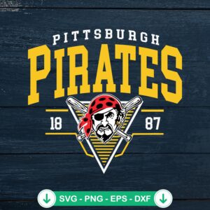 Pittsburgh Pirates Est. 1887 svg file for cricut cutting