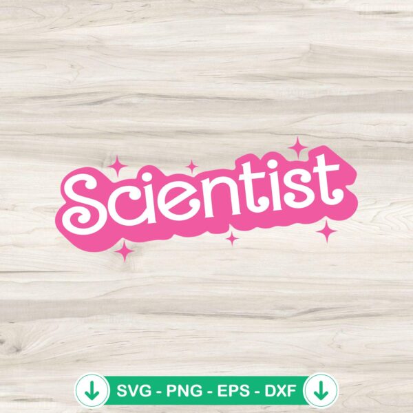 Barbie Scientist SVG file for Cricut - cutting file for teachers