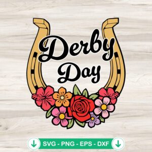 Kentucky Derby Day 2024 SVG file for Cricut cutting machine