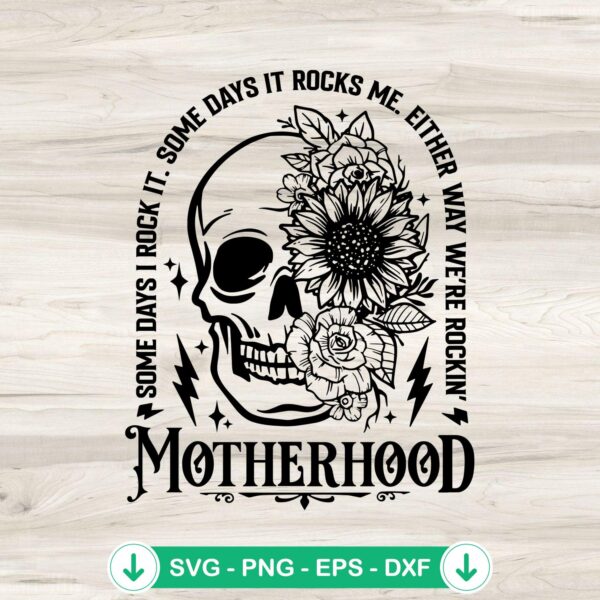 Motherhood SVG file for Mother's Day - cutting file for Cricut