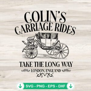 Colin's Carriage Rides SVG file for Cricut cutting machine