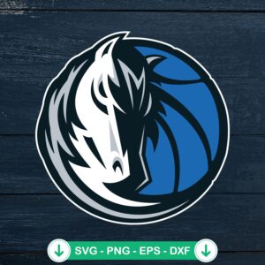 Dallas Mavericks Primary Logo svg file for cricut cutting machine