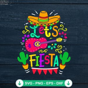 Cinco De Mayo SVG file for guitar lovers - cricut cutting file