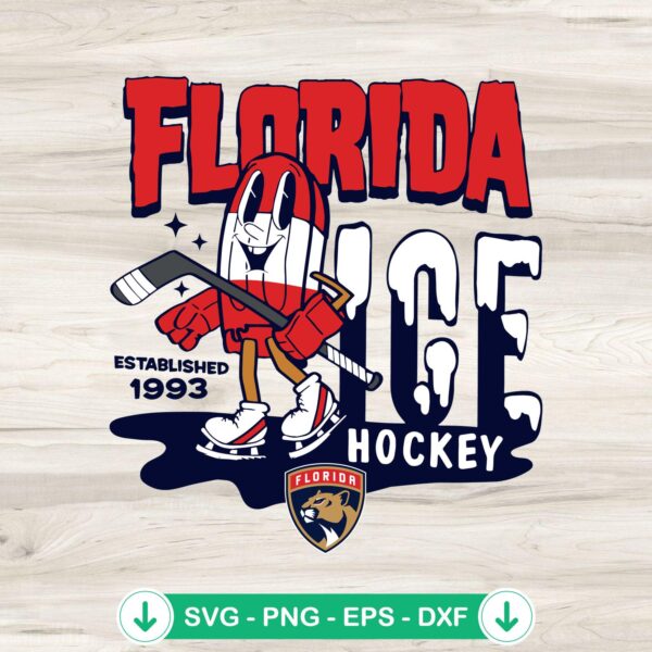 Florida Ice Hockey Est. 1993 svg file for cricut cutting