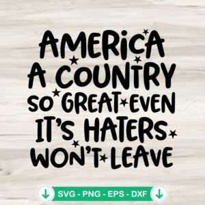 Funny America SVG file for Cricut and DIY cutting projects