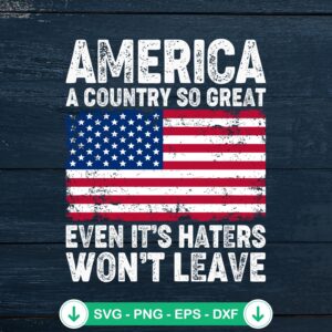 America A Country So Great SVG file for Cricut cutting machine