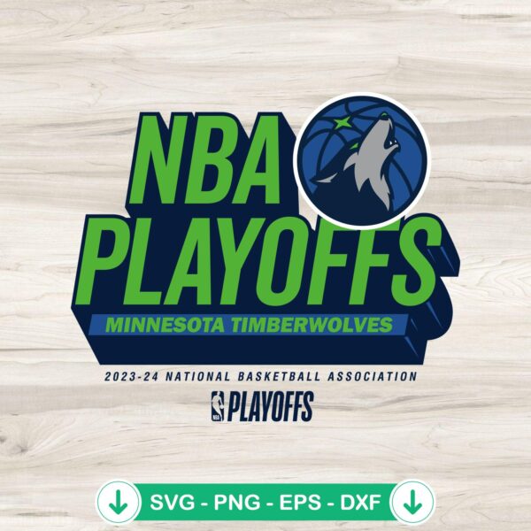 Minnesota Timberwolves 2024 SVG file for cutting machine