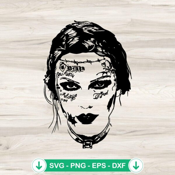Taylor Swift x Post Malone svg file for cutting machines