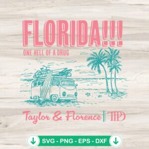 Florida One Hell Of A Drug SVG file for Cricut cutting machine