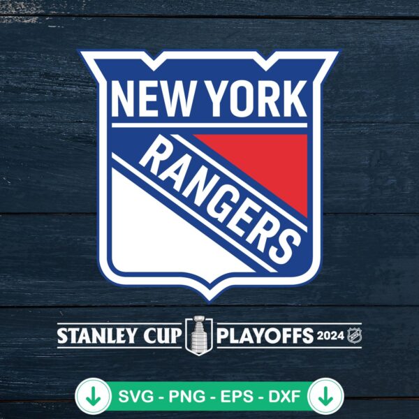 New York Rangers NHL 2024 SVG file for cutting machines