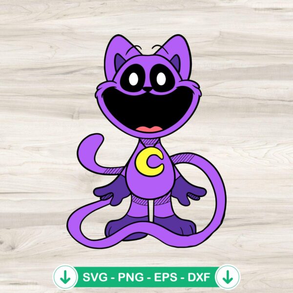 Smiling Critters Catnap Lover SVG file for Cricut cutting machine