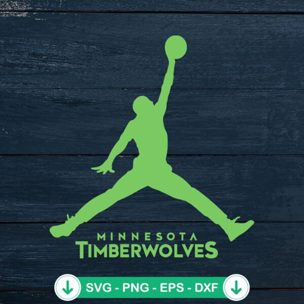Minnesota Timberwolves Jordan SVG file - basketball cutting file
