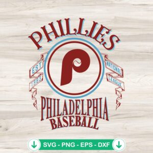 Philadelphia Phillies Est. 1883 SVG file, cricut svg cutting file