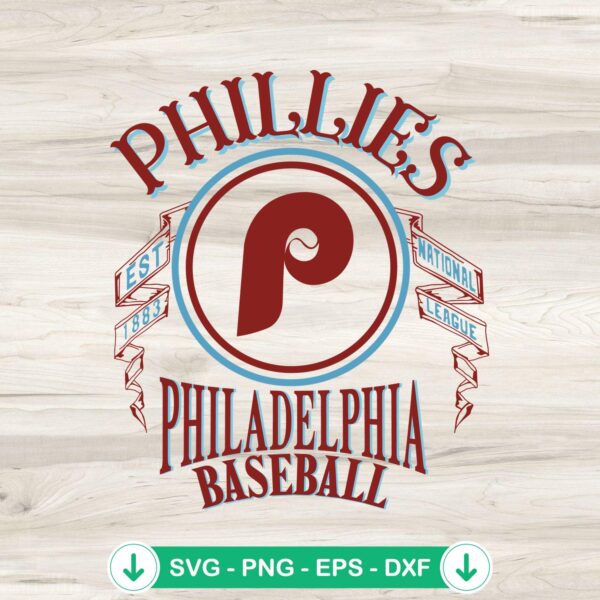 Philadelphia Phillies Est. 1883 SVG file, cricut svg cutting file