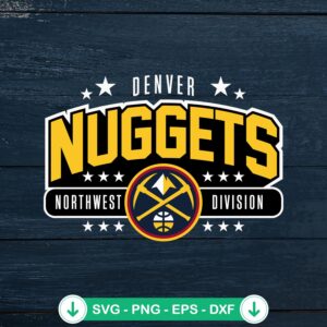 Denver Nuggets Northwest Division SVG file for cutting machines