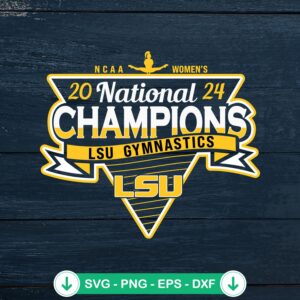 LSU Tigers 2024 SVG file - NCAA Women’s Gymnastics cut file