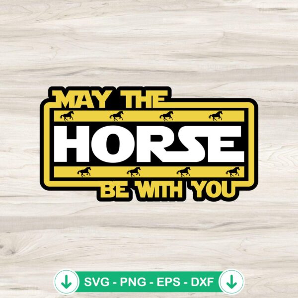 Cruisin' horse race SVG file for Cricut, cutting file