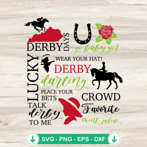 Vintage 150th Horse Racing SVG file for Cricut cutting machine