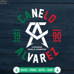 Canelo Alvarez 1990 SVG file for cutting machines