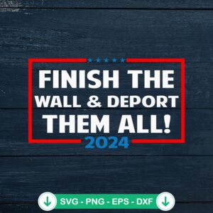 Finish The Wall SVG file for Cricut and DIY projects cut file