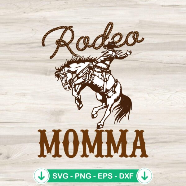 Rodeo Momma Western Cowboy svg file, cricut svg cutting file