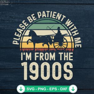 Please Be Patient With Me SVG file for Cricut cutting machine