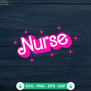 Barbie Nurse SVG file for cutting machines - cricut svg
