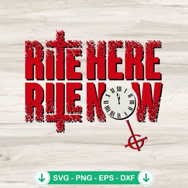 Ghost Rite Here Rite Now svg file for Cricut and cutting machine