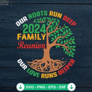 Family Reunion 2024 SVG file for cutting machines, cricut svg