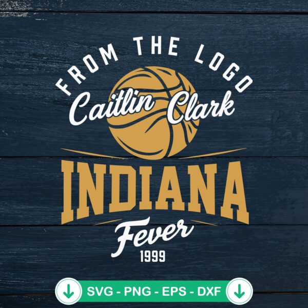 Basketball Indiana Fever 1999 SVG file for Cricut cutting machine