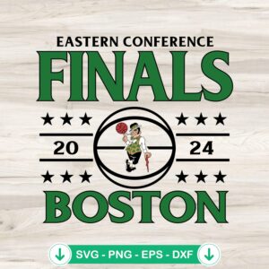 Boston Celtics Eastern Conference Finals 2024 SVG file for Cricut