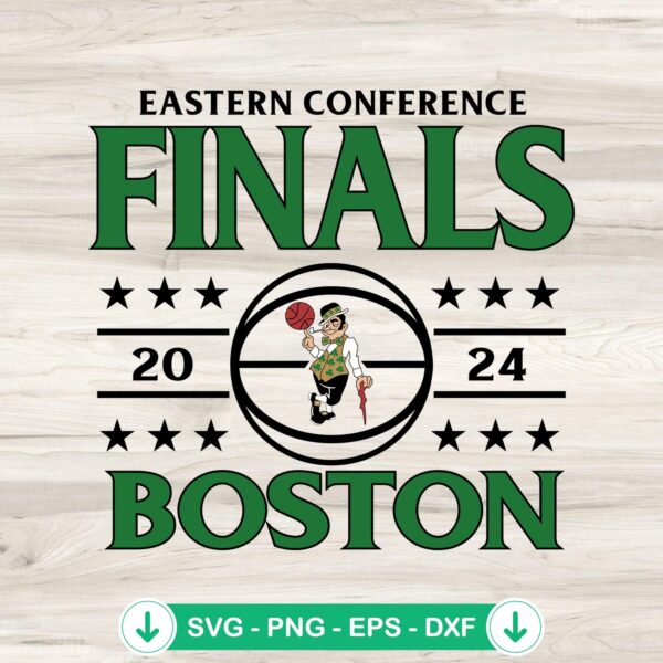Boston Celtics Eastern Conference Finals 2024 SVG file for Cricut