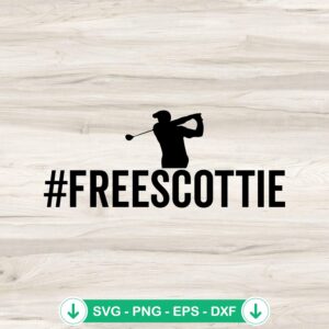 Scottie Scheffler golfer SVG file cut file for Cricut