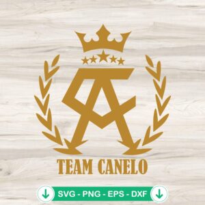 Team Canelo Crown Stars SVG file for boxing lovers, cricut svg