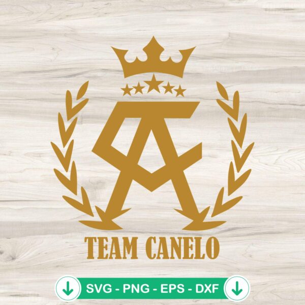 Team Canelo Crown Stars SVG file for boxing lovers, cricut svg