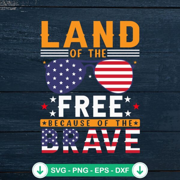 America Land Of The Free SVG file - cricut svg cut file