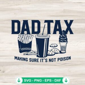 Retro Dad Tax SVG file for Father's Day - cricut svg cutting file